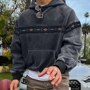 Wiaofellas Vintage Hoodie Vintage Spring Men Clothing Tops Casual Hooded Pullovers Sweatshirts Men's Printing Hoodies S M L 2XL 3XL
